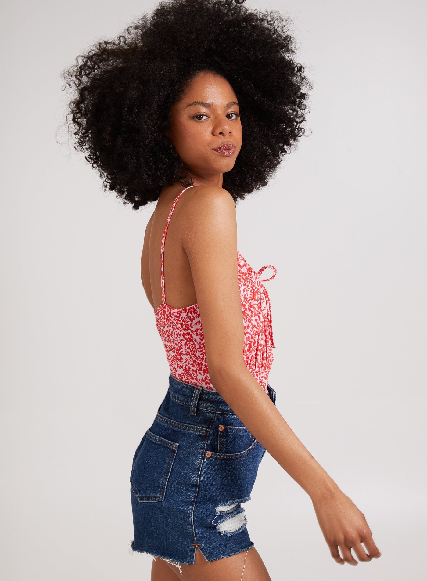 Ditsy Floral Bodysuit view 3