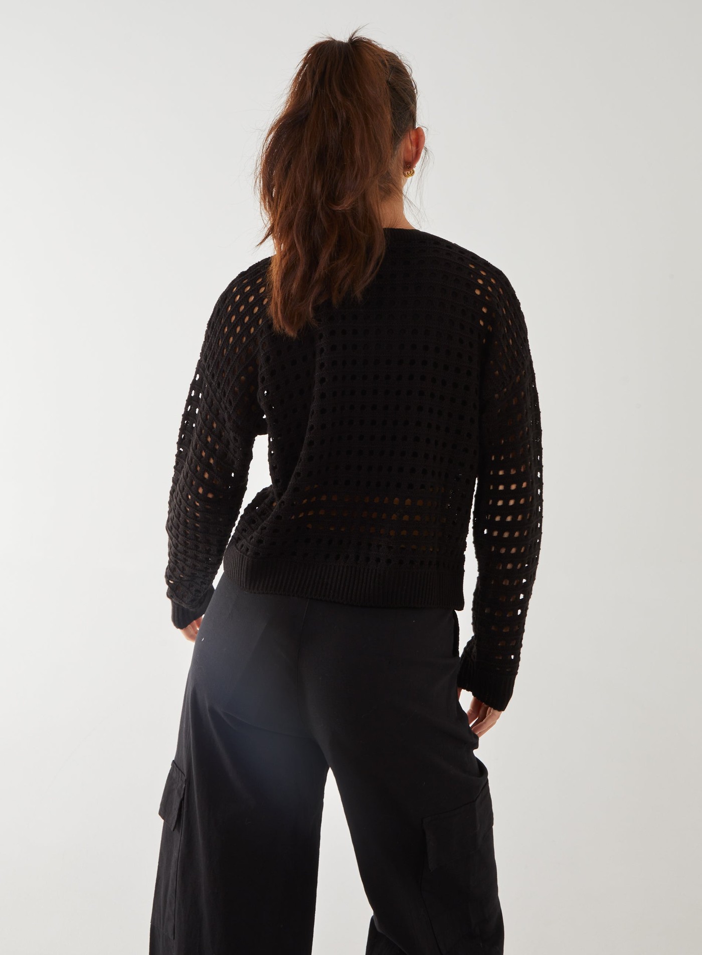 Crochet Knitted Sweater view 4
