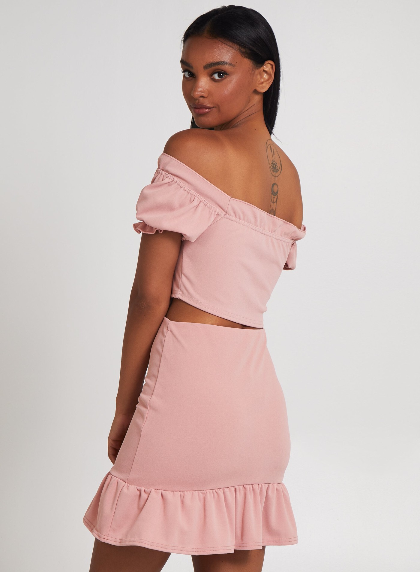 Frill Hem Mini Skirt view 3